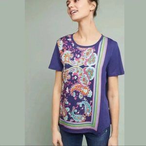 Maeve/Anthropologie Patterned Shirt Size XS